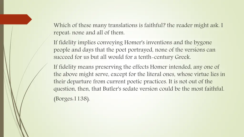 which of these many translations is faithful
