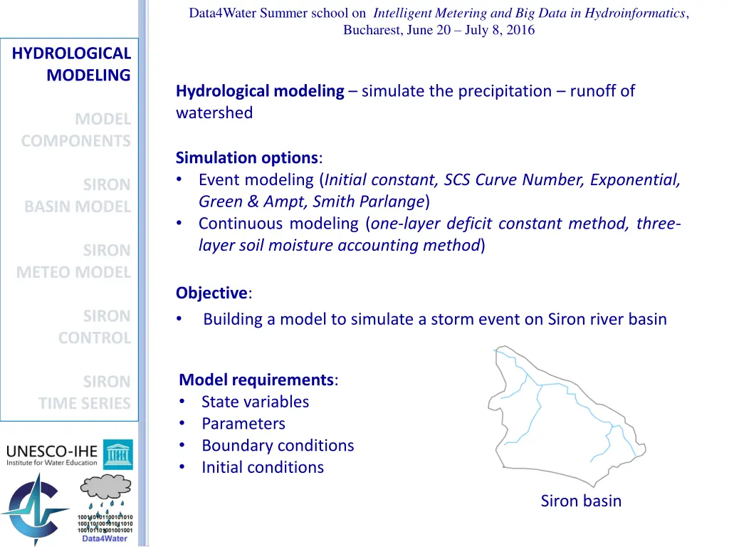 data4water summer school on intelligent metering 1