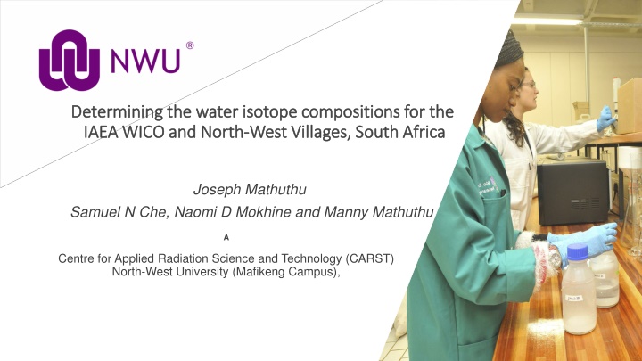 determining the water isotope compositions