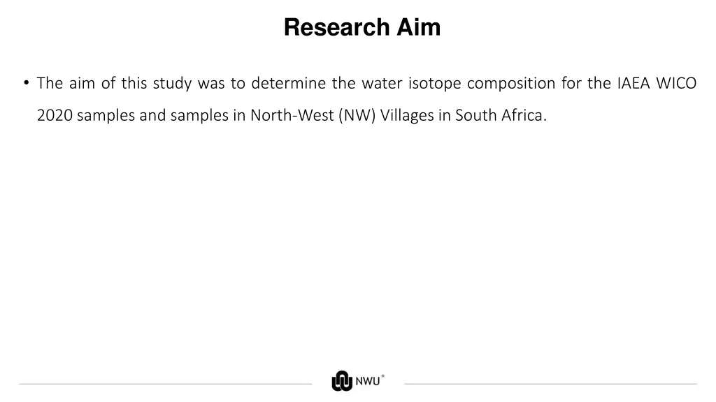 research aim