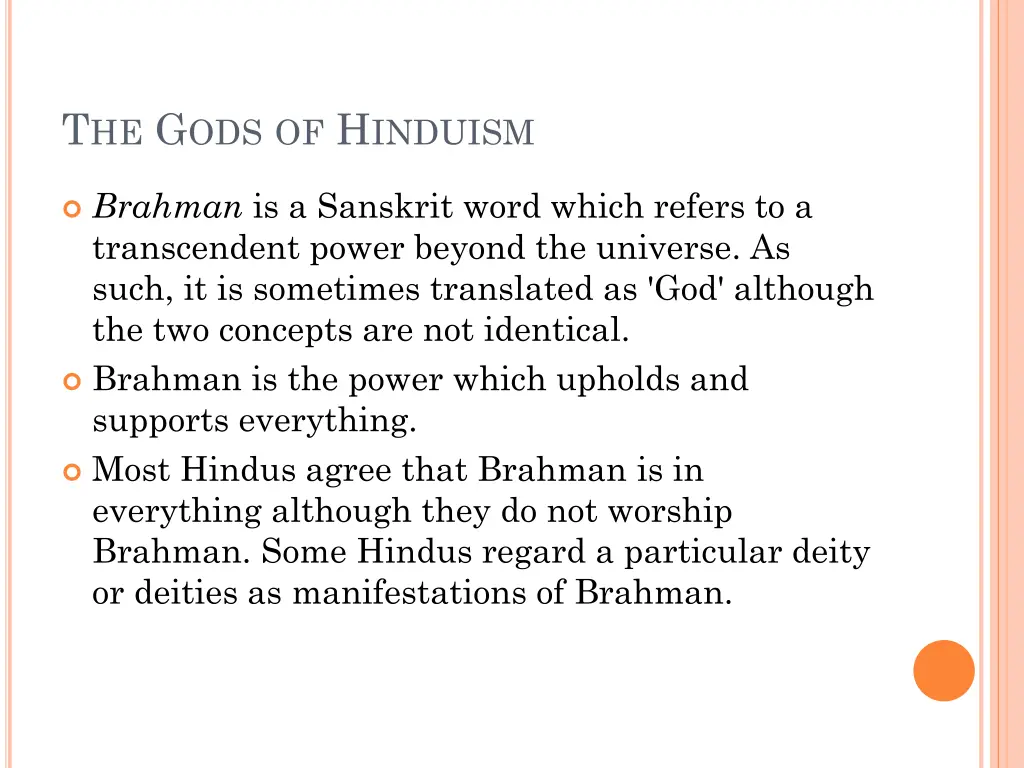 t he g ods of h induism