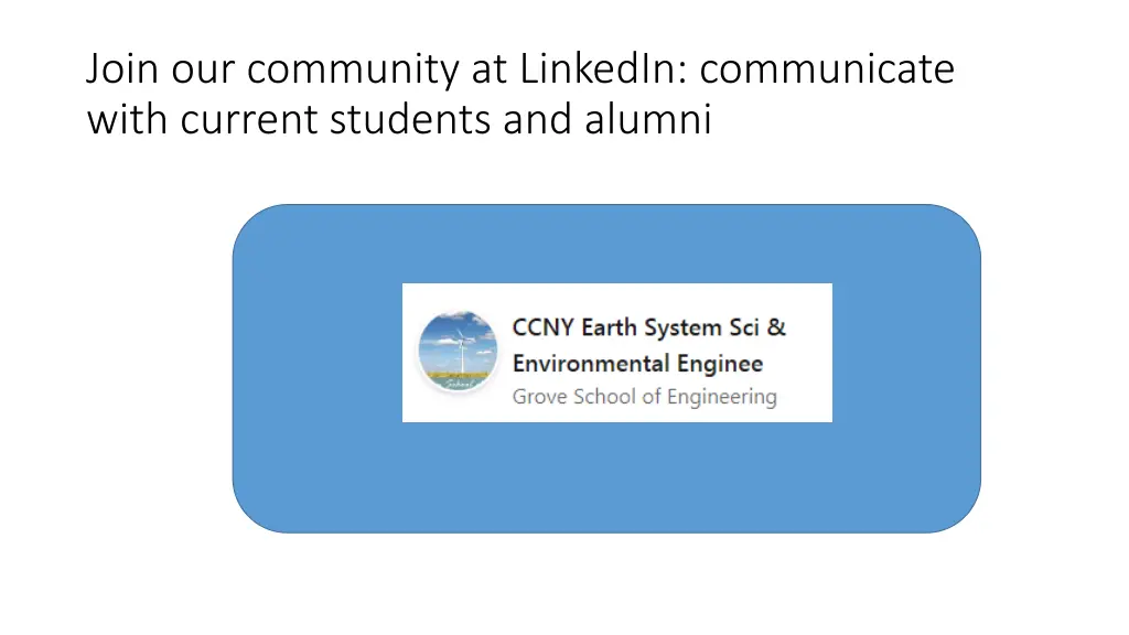 join our community at linkedin communicate with