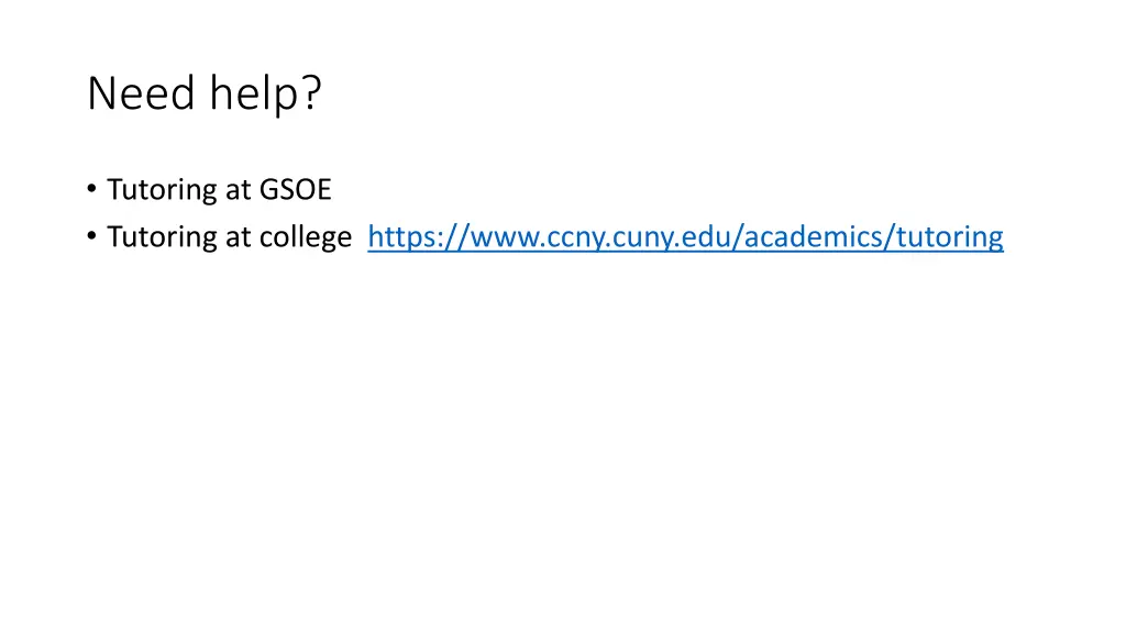 need help