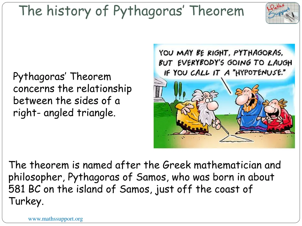 the history of pythagoras theorem