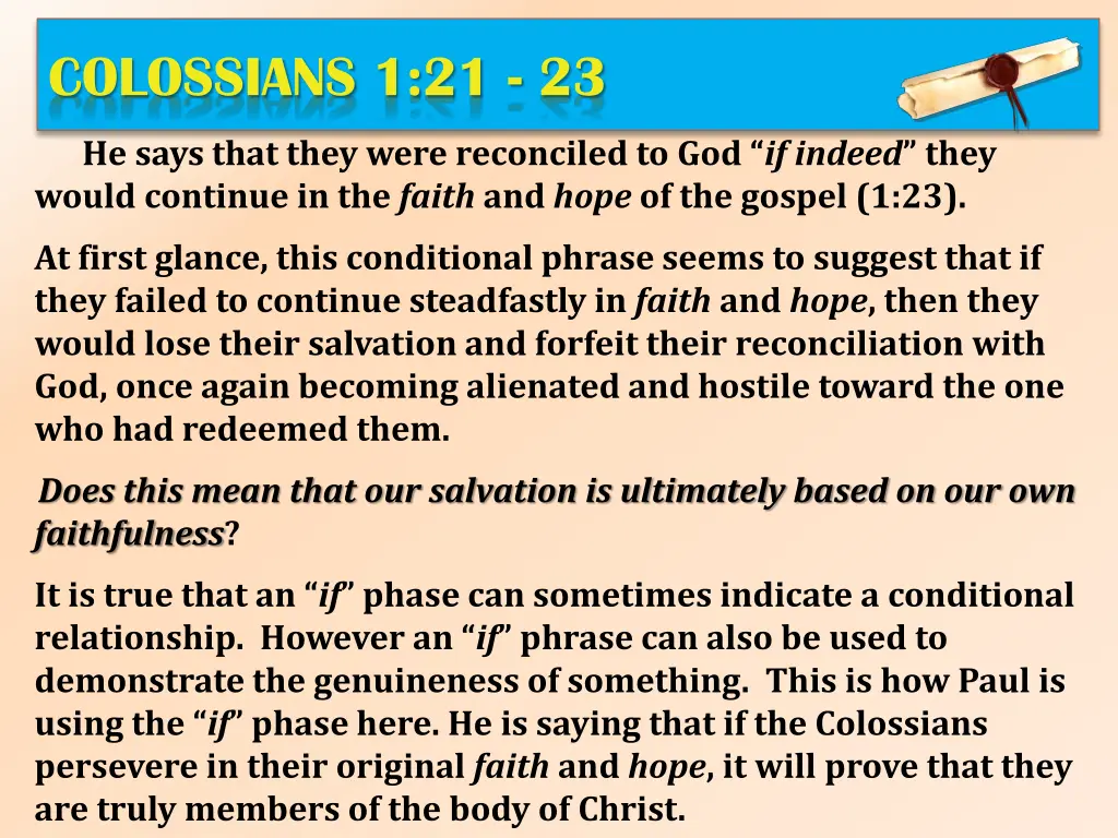 colossians 1 21 23 3