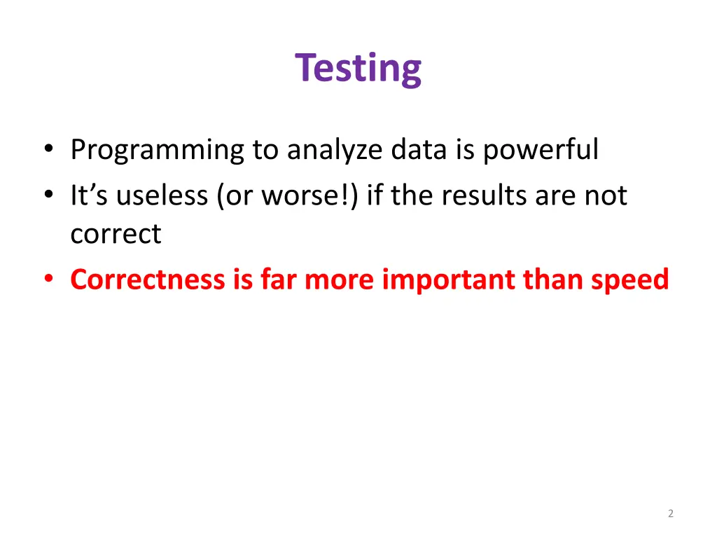 testing 1