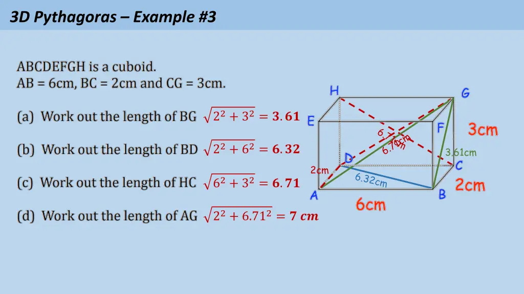 3d pythagoras example 3