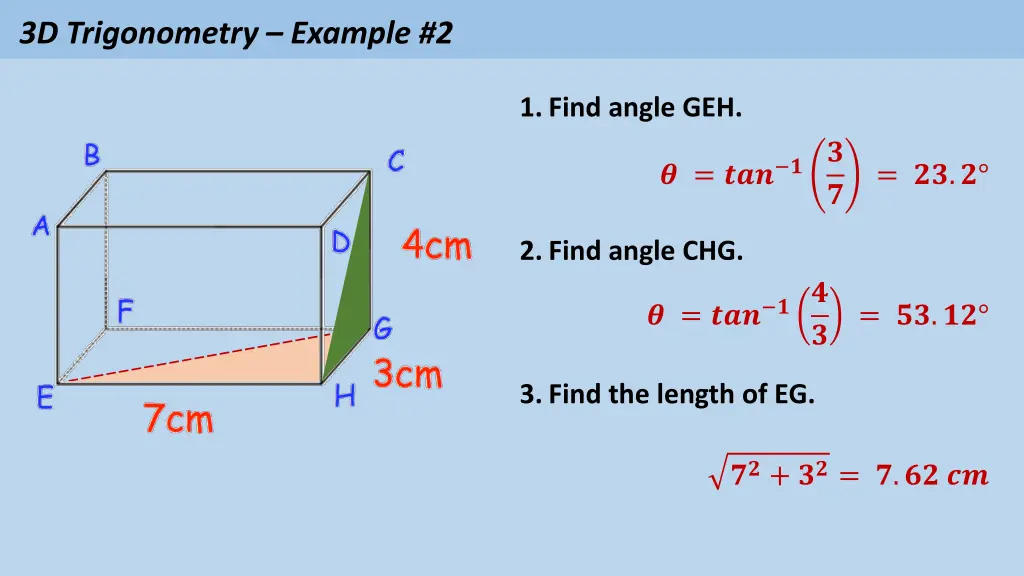 3d trigonometry example 2