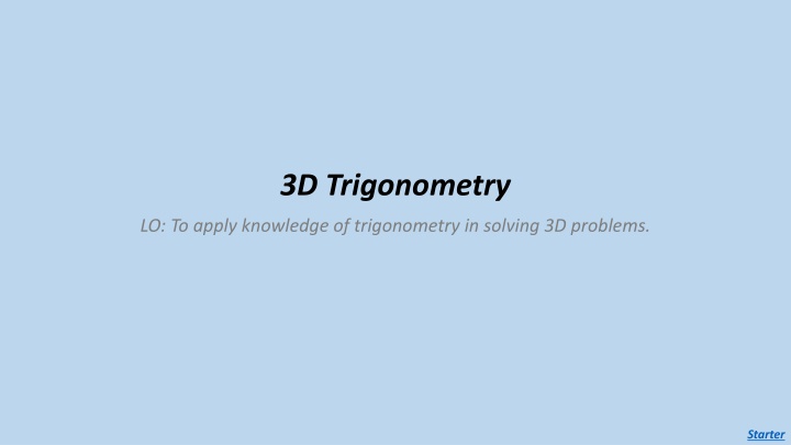3d trigonometry