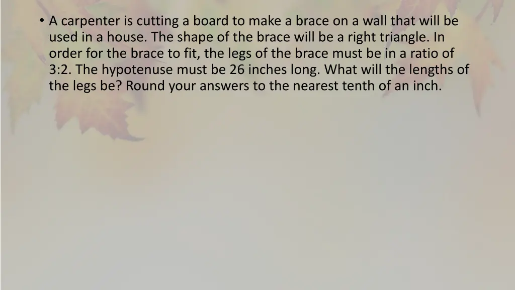 a carpenter is cutting a board to make a brace