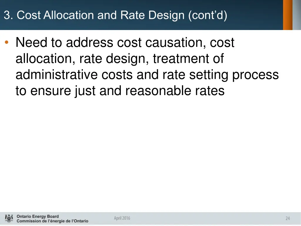 3 cost allocation and rate design cont d
