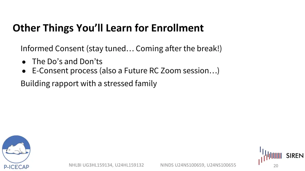 other things you ll learn for enrollment