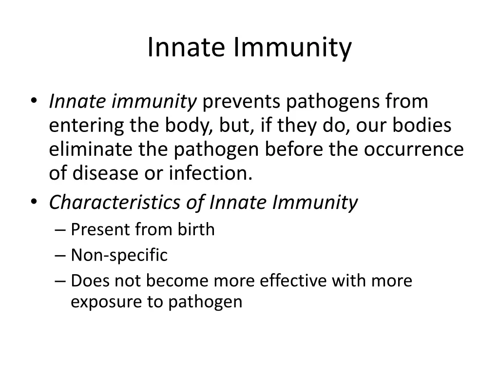 innate immunity