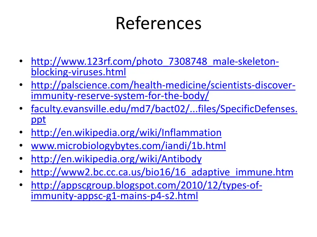 references