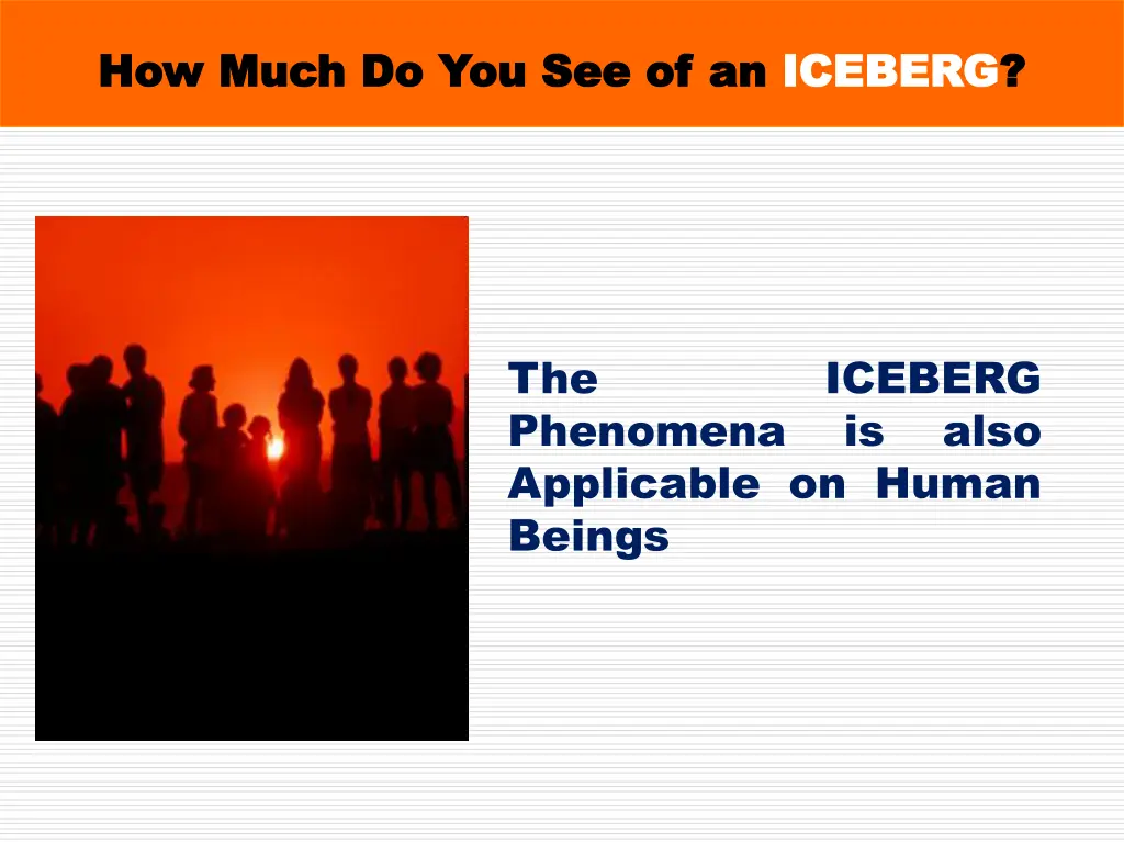 how much do you see of an how much 3