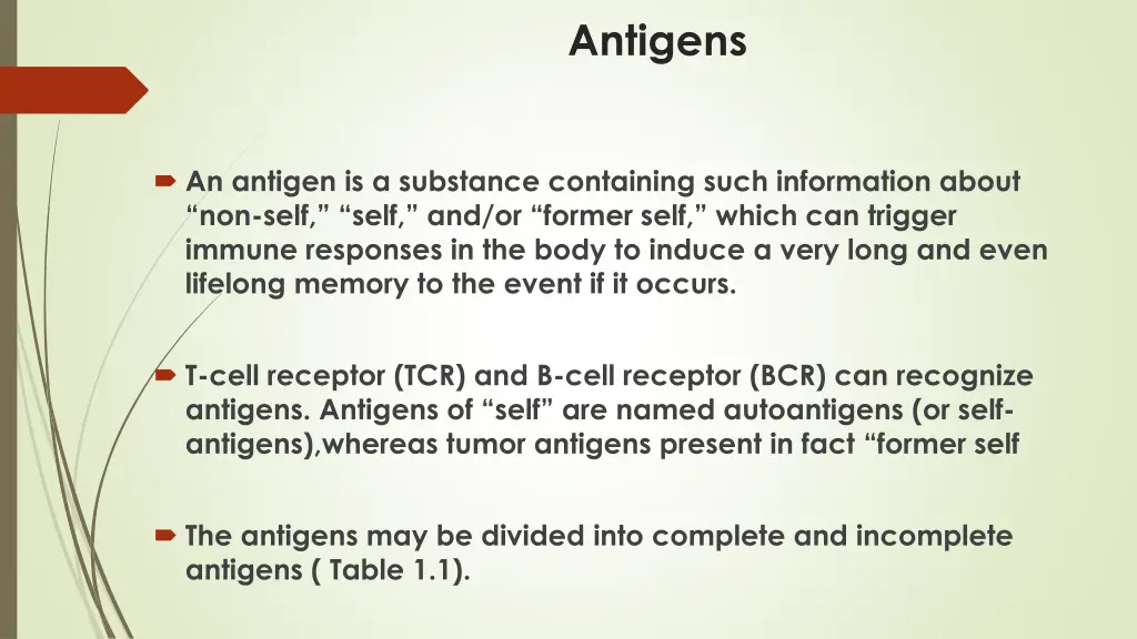 antigens 1