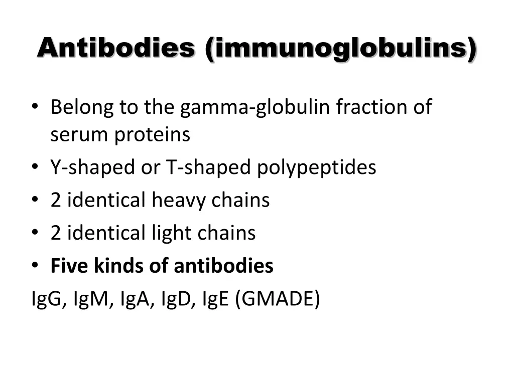 antibodies immunoglobulins