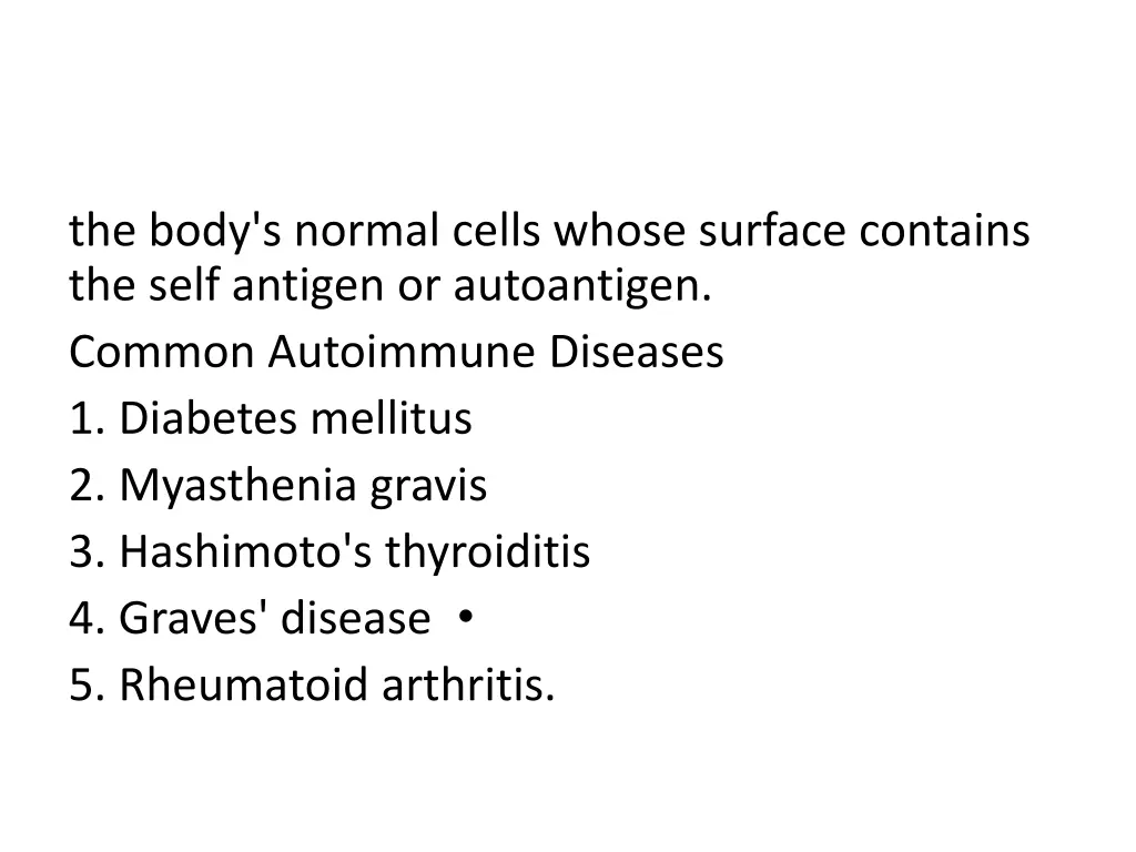 the body s normal cells whose surface contains