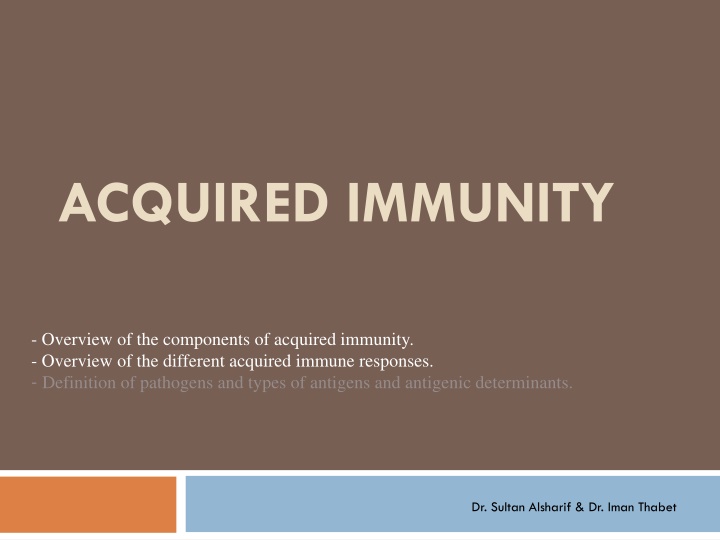 acquired immunity