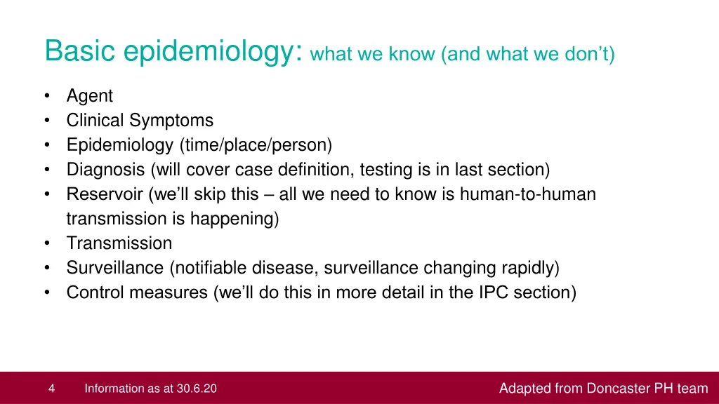 basic epidemiology what we know and what we don t
