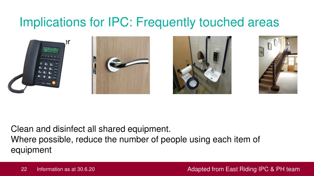 implications for ipc frequently touched areas