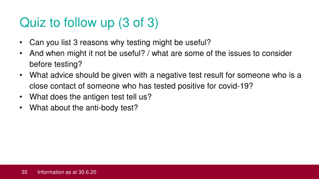 quiz to follow up 3 of 3