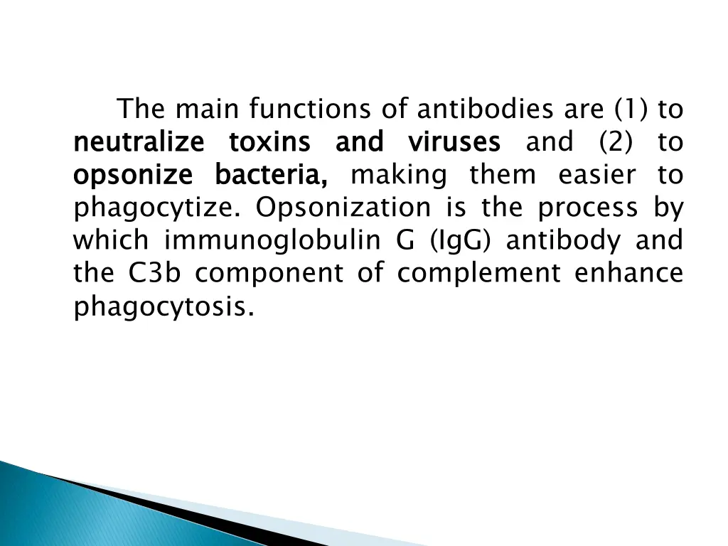 the main functions of antibodies