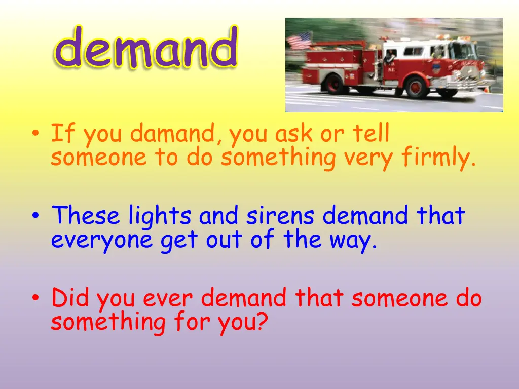 demand