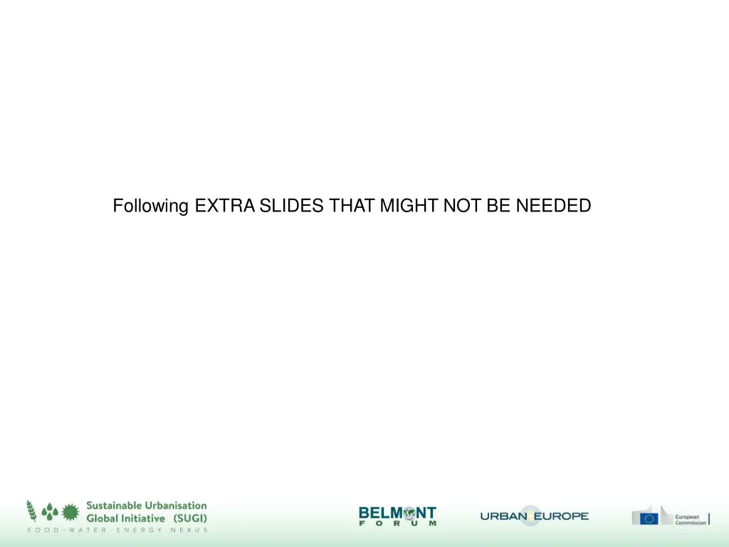 following extra slides that might not be needed