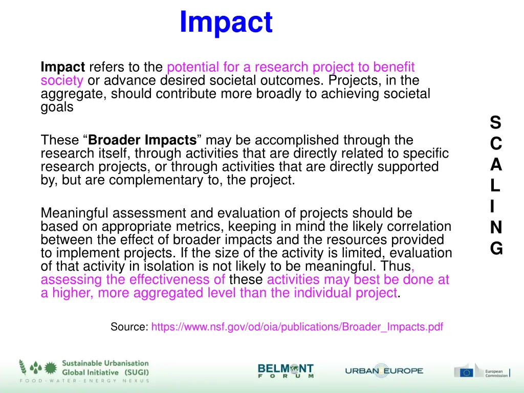 impact