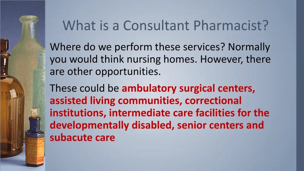 what is a consultant pharmacist 4