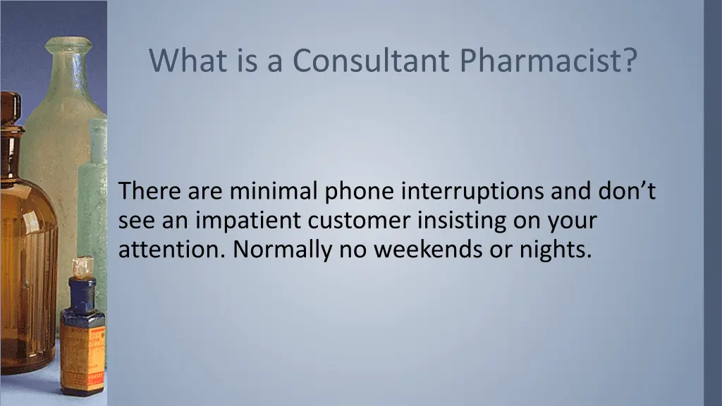 what is a consultant pharmacist 6