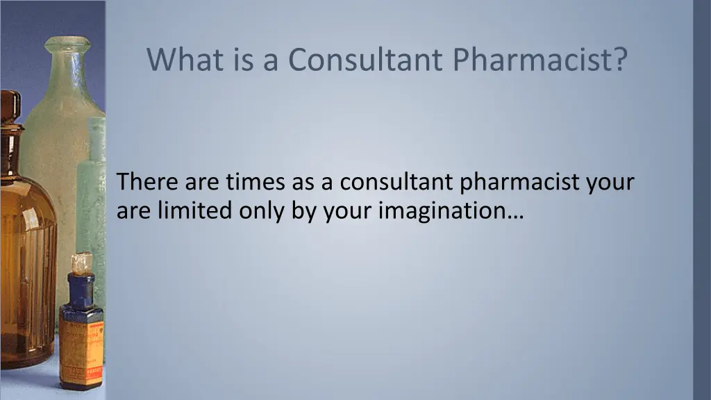 what is a consultant pharmacist 9