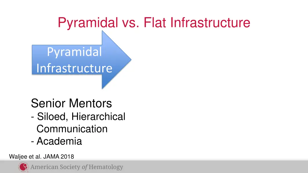 pyramidal vs flat infrastructure