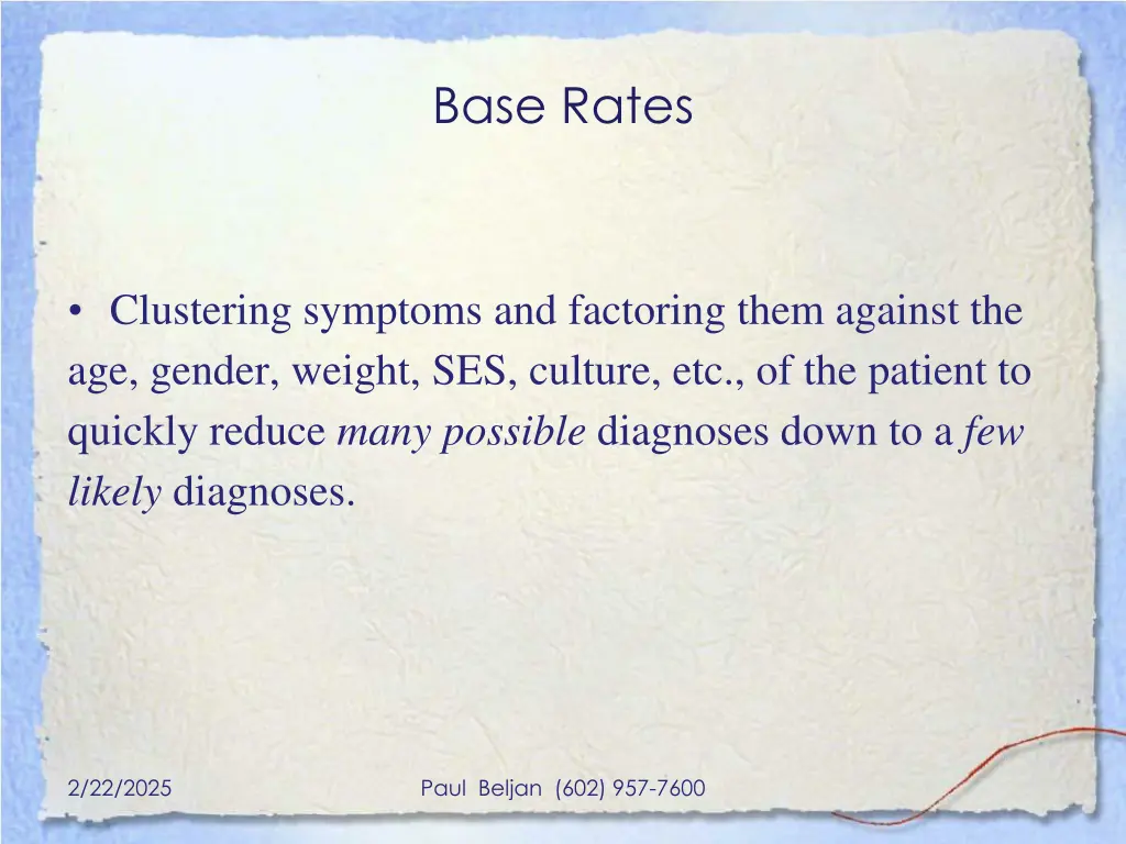 base rates