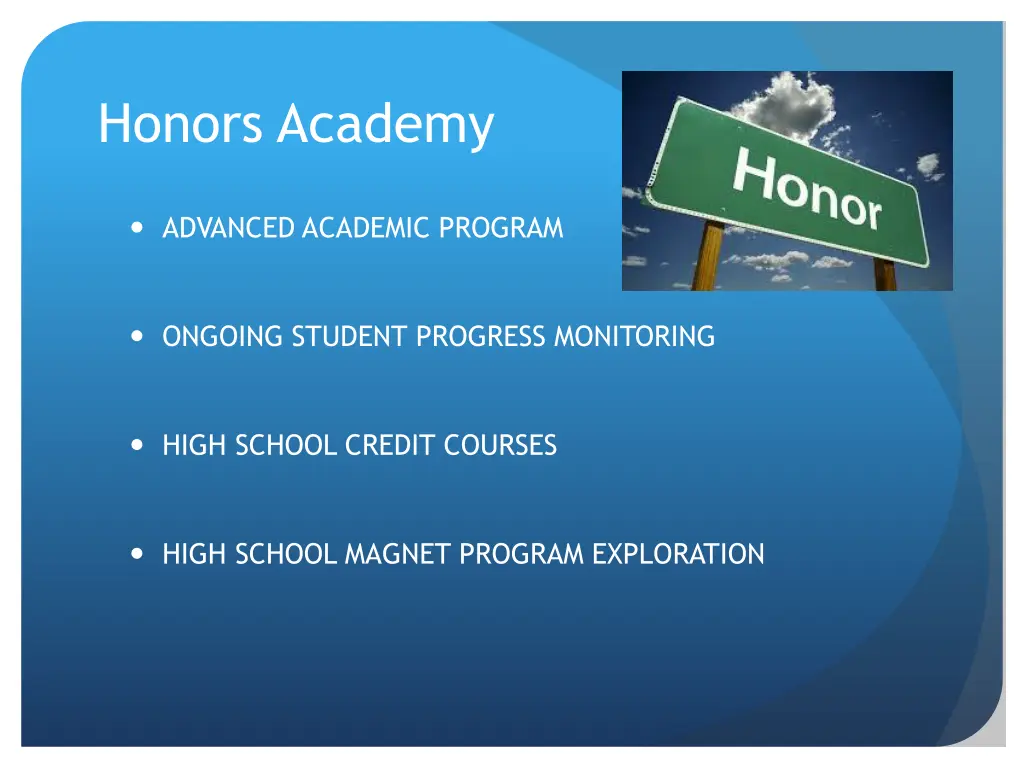 honors academy