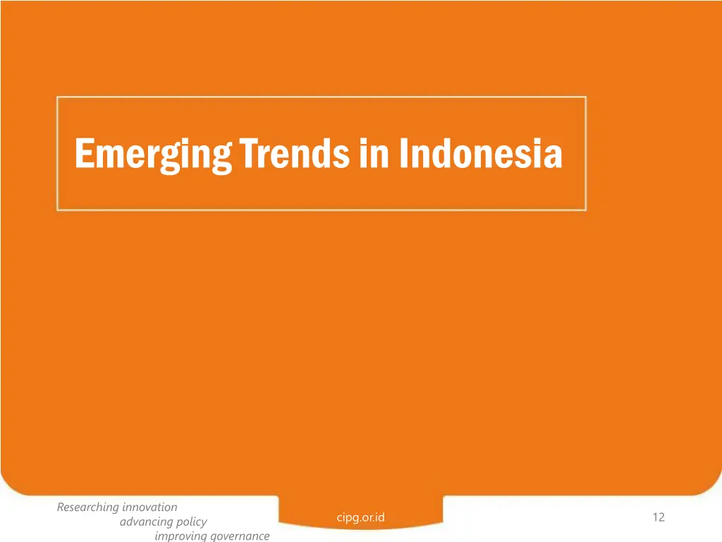 emerging trends in indonesia