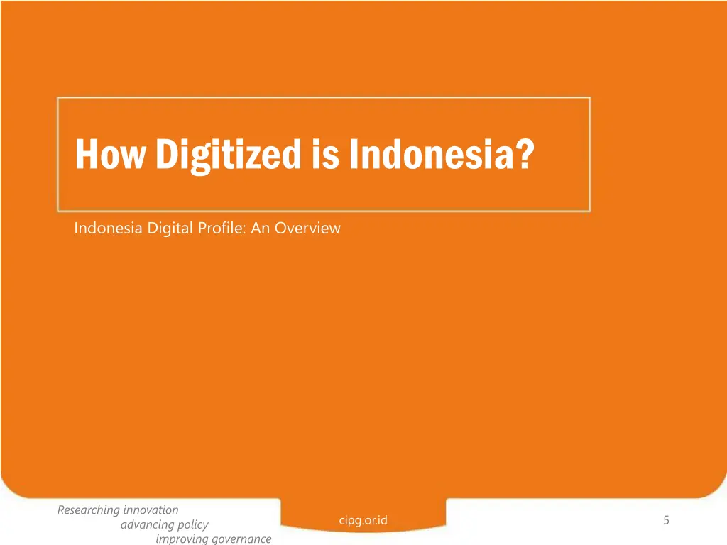 how digitized is indonesia