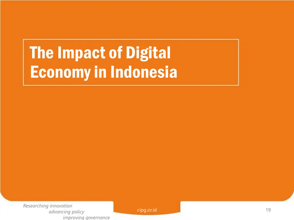 the impact of digital economy in indonesia