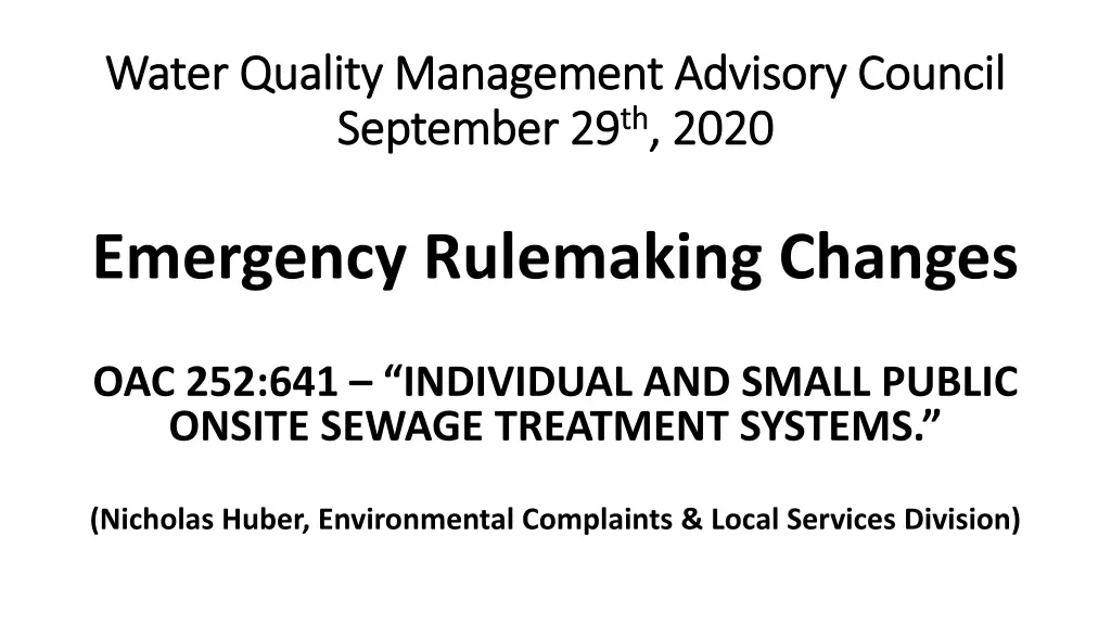 water quality management advisory council water 6