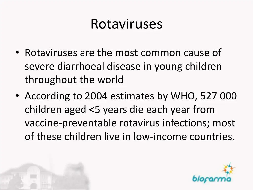 rotaviruses
