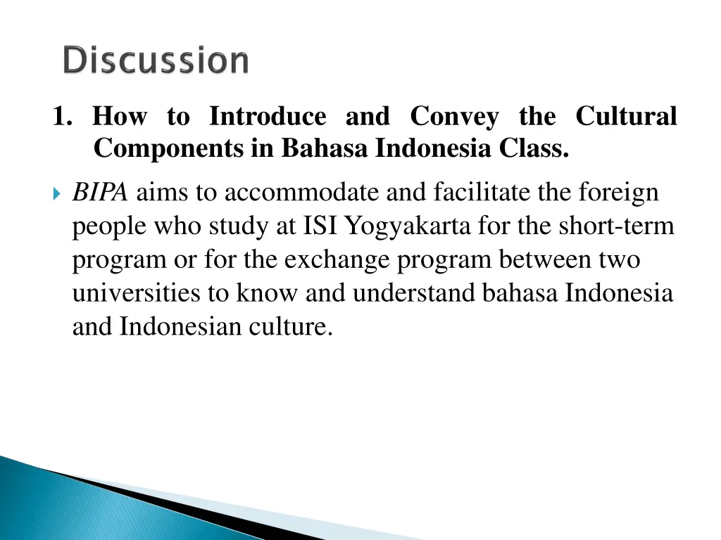 1 how to introduce and convey the cultural