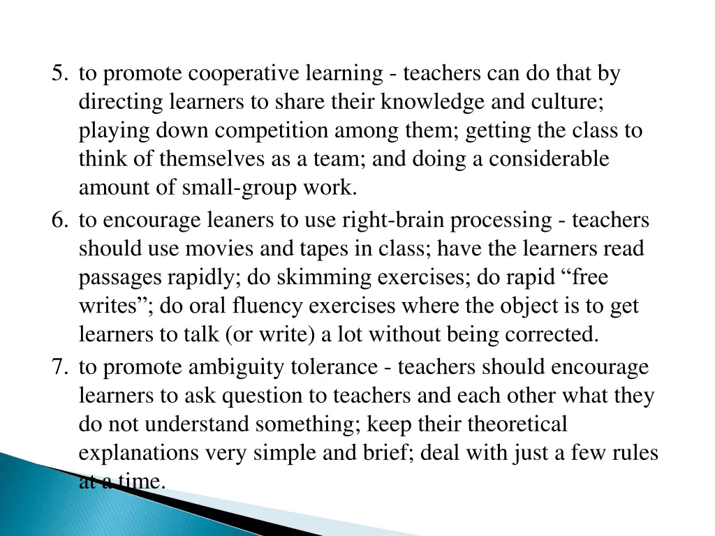 5 to promote cooperative learning teachers
