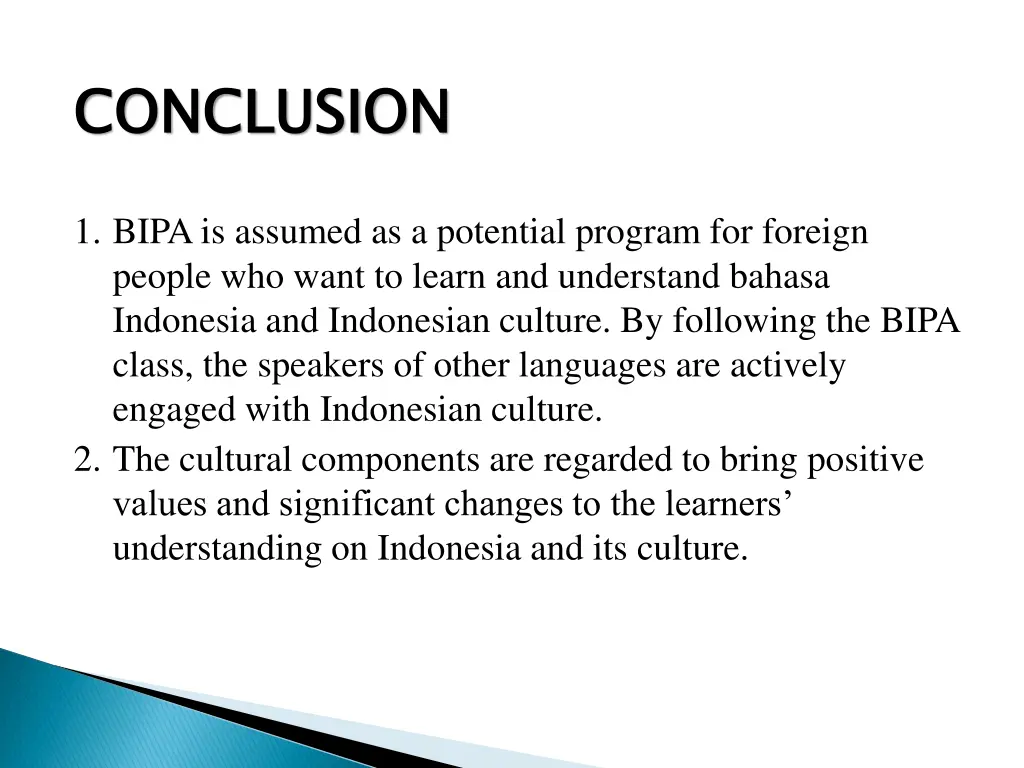 conclusion