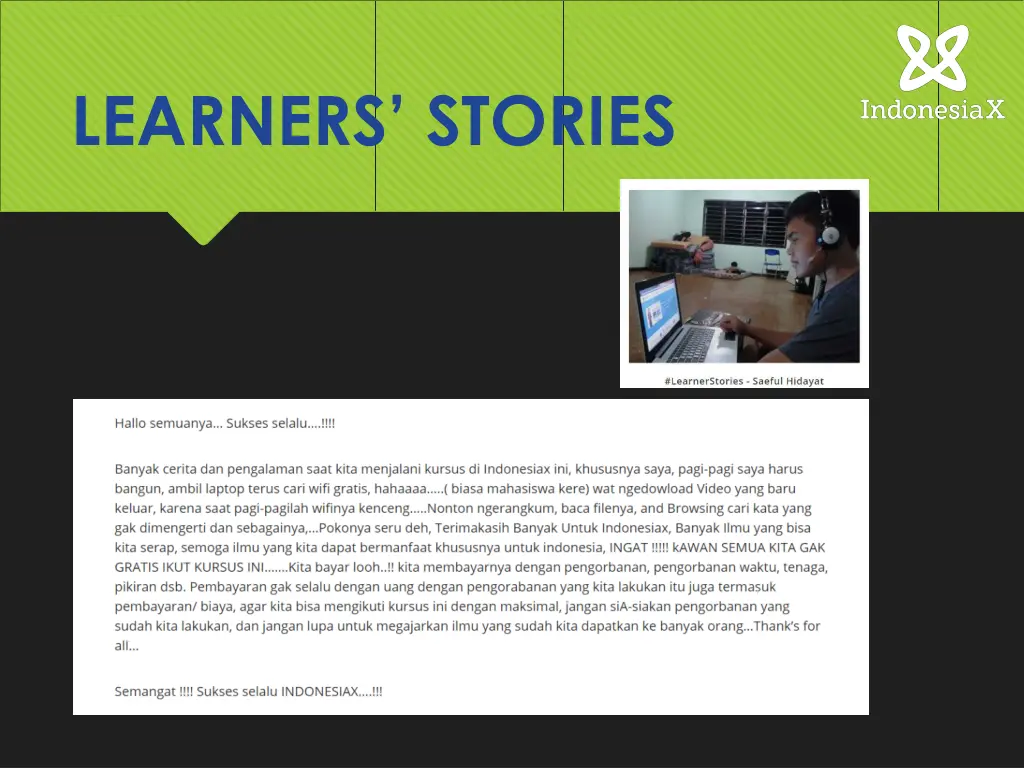 learners stories 1