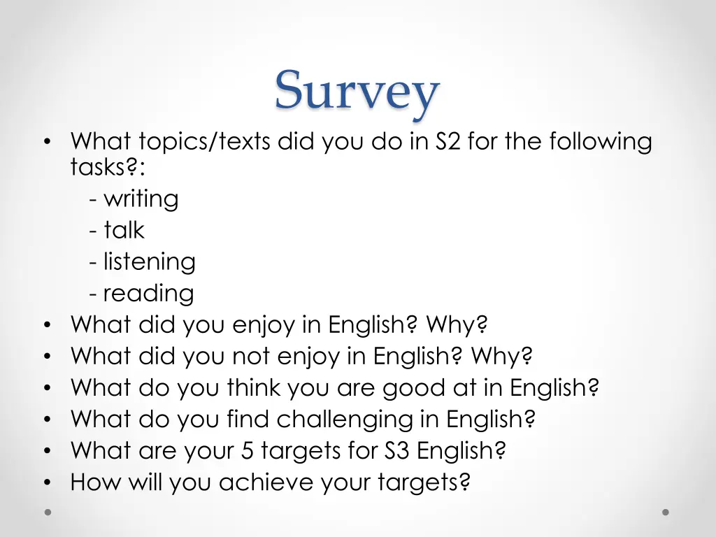 survey