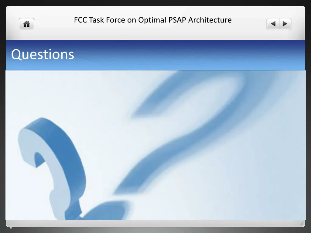 fcc task force on optimal psap architecture 2