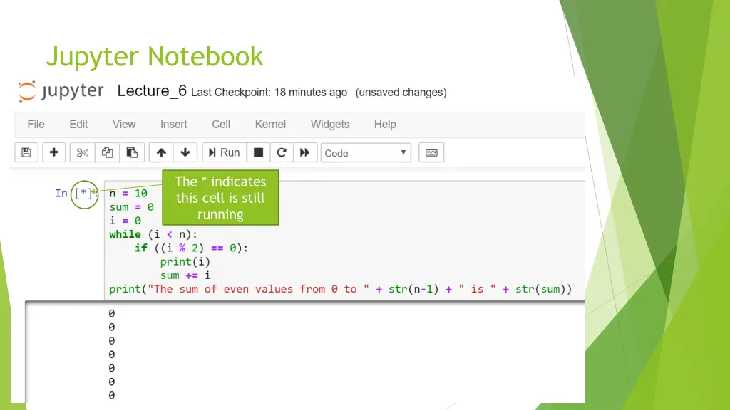 jupyter notebook