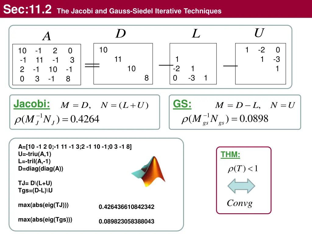 sec 11 2 the jacobi and gauss siedel iterative 12