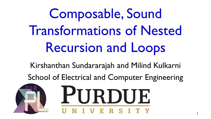 composable sound transformations of nested